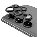 Miniatyrbillede 1 af 7: ENKAY Til Samsung Galaxy S24 Ultra Kamera Linsebeskytter Aluminiumslegering + Hærdet Glas Black