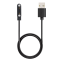Miniatyrbillede 1 af 8: Universal 7,62 mm Smart Watch-oplader 2 pin opladningskabel Black