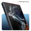 Miniatyrbilde 7 av 7: XUNDD Slank Telefonveske for Samsung Galaxy S23 Ultra Støtsikker Deksel Black