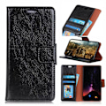 Pikkukuva 1 / 6: Textured Split Leather Wallet Case Nokia 9 PureView Black