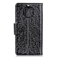Pikkukuva 4 / 6: Textured Split Leather Wallet Case Nokia 9 PureView Black