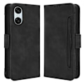 Miniatyrbillede 1 af 7: Tegnebogstelefontaske til Sony Xperia 10 VI - Sort Black