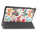 Miniatyrbilde 10 av 11: Nokia T21 Trifold Stativ Sleep/Wake Tablettdeksel - Sommerfugler Multicolor