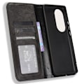 Pikkukuva 5 / 7: Vintage lompakkokotelo Ulefone Note 17 Pro Black