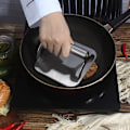 Miniatyrbillede 8 af 9: Smashburger Hamburgerpresse Smaskejern Rustfrit stål Silver
