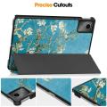 Miniatyrbild 6 av 7: Tri-fold Fodral till Lenovo Tab M11 - Blossom multifärg