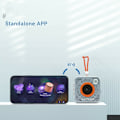 Miniatyrbild 6 av 7: GAMSING Air Trumset med Bluetooth-högtalare Sticks Portable Drumstick Playset Vit