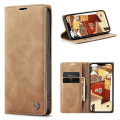 Miniatyrbillede 1 af 8: CASEME Retro tegnebog taske til iPhone 15 Plus - Brun Brown
