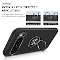 Miniatyrbillede 6 af 7: Til Google Pixel 9 Pro XL Fingerring Kickstand Hybrid Taske - Sort Black