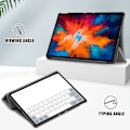Pikkukuva 2 / 9: Kolminkertainen jalustan kansi Lenovo Tab P11 Pro TB-J706F - Harmaa Grey