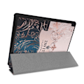 Miniatyrbillede 5 af 5: Pattern Printing Tri-fold Stand Cover Lenovo Tab E10 - English Characters Multicolor