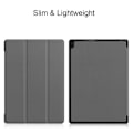 Pikkukuva 4 / 8: Kolminkertainen jalustan kansi Lenovo Tab E10 - harmaa Black