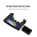 Miniatyrbillede 11 af 11: Universal batteridetektor Tester Checker C/AA/AAA/D/N/9V/6F22/1.55V Black