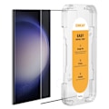 Miniatyrbilde 8 av 10: ENKAY skjermbeskytter i herdet glass til Samsung Galaxy S23 Ultra Transparent