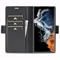 Miniatyrbillede 4 af 5: LC.IMEEKE Pung Taske til Samsung Galaxy S24 Ultra - Sort Black