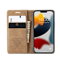 Pikkukuva 9 / 9: CASEME Retro Lompakkokotelo iPhone 13 - Ruskea Brown