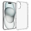 Miniatyrbillede 1 af 5: Cover Shell til iPhone 16 Plus Stødabsorberende Forstærkede hjørner TPU Transparent