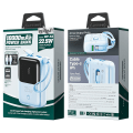 Miniatyrbild 10 av 10: 10000mAh Snabb Bärbar Powerbank Super Fast Charging USB-C 22,5W Blå