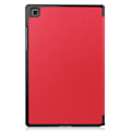 Miniatyrbillede 8 af 9: Tri-fold Stand Case for Samsung Galaxy Tab A7 10.4" Red