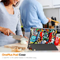 Miniatyrbillede 4 af 10: Til OnePlus Pad Trifold Stand Tabletcover-etui - Graffiti Multicolor