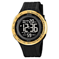 Miniatyrbild 1 av 8: Armbandsklocka Armbandsur Klocka SKMEI Luminous Digital Elektronisk - Guld Guld