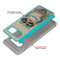 Pikkukuva 4 / 5: Samsung Galaxy S10+ Pattern PC TPU Phone Shell - Owl Black