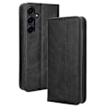 Miniatyrbillede 1 af 6: Wallet Stand Flip-telefonetui til Samsung Galaxy A35 5G - Sort Black