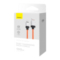 Miniatyrbillede 3 af 11: BASEUS CoolPlay Series 1m USB C Opladerkabel 100W Orange
