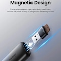 Miniatyrbillede 10 af 11: Wireless Presenter Genopladelig multifunktionsfjernbetjening laserpointer Black