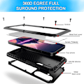 Miniatyrbillede 7 af 8: Samsung Galaxy S24 Case Panserbeskyttelse Case Shell + hærdet glas Black