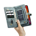 Pikkukuva 2 / 11: CASEME iPhone 12 Pro Max Retro plånboksfodral - Blå Blue