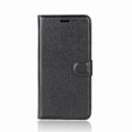 Miniatyrbillede 2 af 6: Wallet Stand Case for Motorola Moto C - Black Black