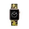 Miniatyrbillede 5 af 7: Silicone Watchband for Apple Watch 4 44mm, Series 3 / 2 / 1 42mm - Army Green Ca Multicolor