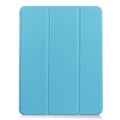 Miniatyrbild 2 av 9: Apple iPad Air (2020) (2022) Slim fit tri-fold fodral - Ljusblå Blå