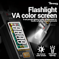 Miniatyrbilde 11 av 11: U-formet digital multimeter DC/AC spenningsstrømmotstandskondensatortester Black
