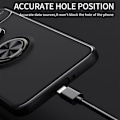 Pikkukuva 5 / 6: Sormirengas Kickstand TPU-kotelo Xiaomi 13 5G: lle Black