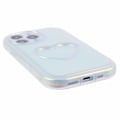 Miniatyrbillede 4 af 6: Til iPhone 15 Pro Max Cover Shell TPU 3D - effekt hjerteform Multicolor