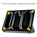 Miniatyrbild 5 av 8: Till iPad Pro 11 (2024) Slim fit tri-fold fodral - Grå grå