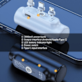 Miniatyrbild 2 av 7: 3000mAh Bärbar Powerbank USB-C/ Lightning / Micro USB Svart