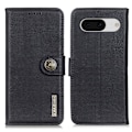 Miniatyrbilde 1 av 8: KHAZNEH Lommebok Stativ Etui For Google Pixel 8a Black