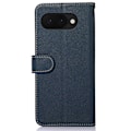 Pikkukuva 2 / 7: HAZNEH Google Pixel 9A Lompakkokotelo Litchi-kuvio Puhelinkotelo Blue