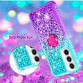 Miniatyrbilde 5 av 6: YB Quicksand Series-8 for Samsung Galaxy A35 Støttefot TPU-deksel Multicolor