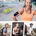 Pikkukuva 3 / 10: Outdoor Sports Running Arm Bag Case Fitness Mobile Reflective Strip M Grey