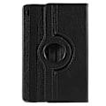 Miniatyrbillede 4 af 9: Litchi Taske Roterende Stativ Samsung Galaxy Tab A9+ 11" Black