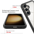 Miniatyrbillede 5 af 6: Til Samsung Galaxy S24+ Case PC+TPU Støddæmpende Mobiltelefon Bagside Black