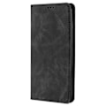 Miniatyrbillede 4 af 5: Til OnePlus 10T 5G/Ace Pro 5G Skin-touch PU-dækstativ Black