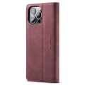 Pikkukuva 2 / 8: CASEME Retro Lompakkokotelo iPhone 15 Pro Max - Punainen Red