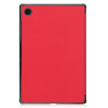 Pikkukuva 7 / 9: Kolminkertainen telinekotelo Samsung Galaxy Tab A8 10.5" (2021) - Punainen Red