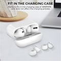 Miniatyrbillede 3 af 5: 2 par øretelefonspidser til Apple AirPods Pro 2, størrelse: S+L White