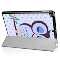 Miniatyrbilde 9 av 9: iPad 9.7" (2017/2018) Trifoldbart deksel med smal passform - Napping Owl Multicolor